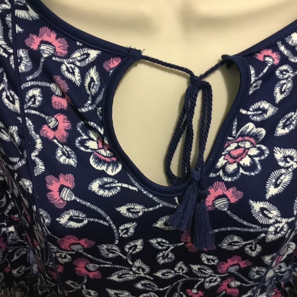 Floral Bohemian Long Sleeve Dress - Picture 5 of 13